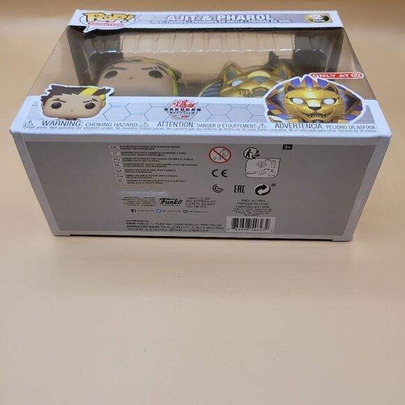 Funko Bakugan Ajit & Pharol Target Exclusive 2021 Pop! Vinyl 2-PACK - Picture 6 of 6